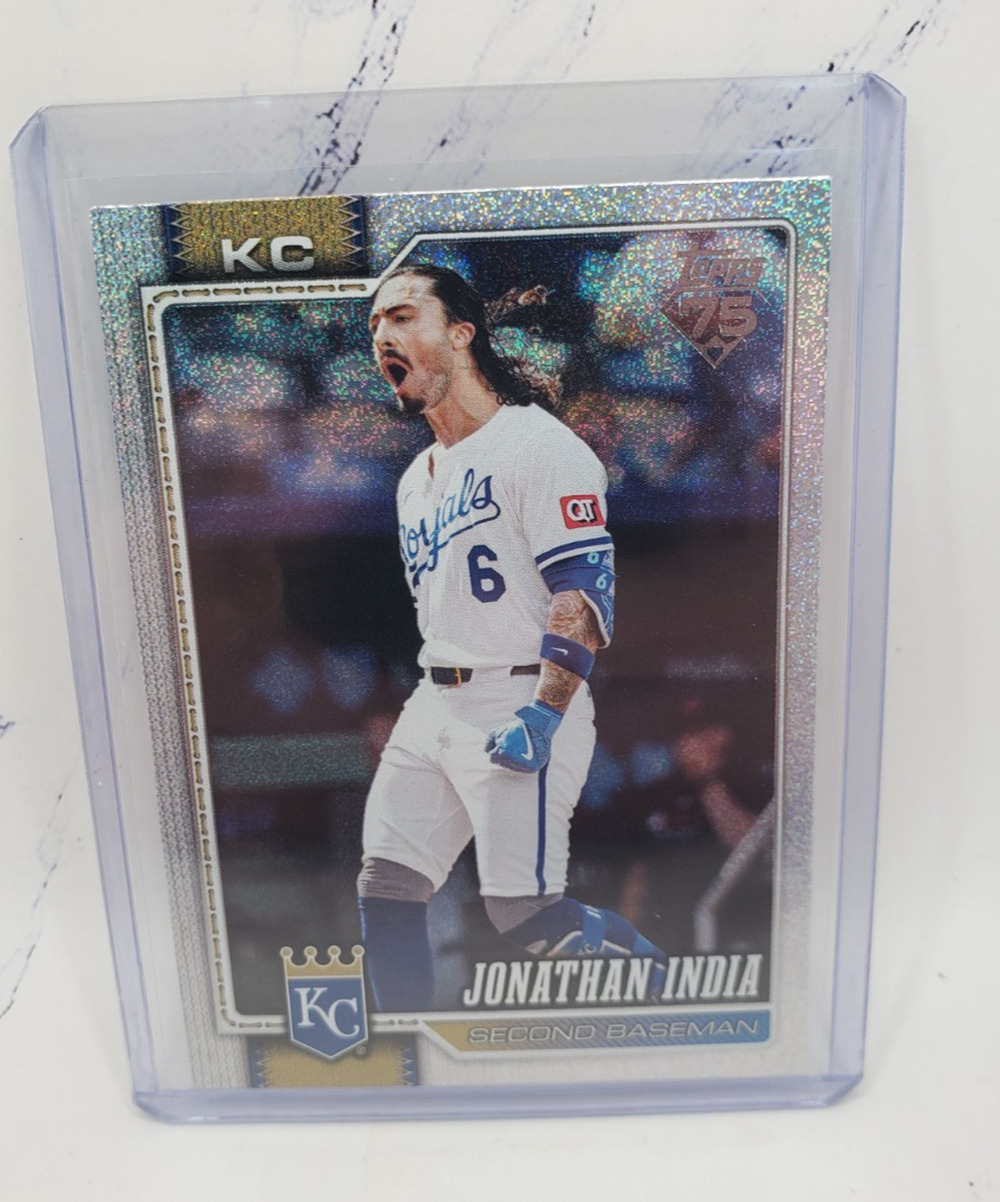 2026 Topps Series 1 Jonathan India #237 Kansas City Royals Sandglitter